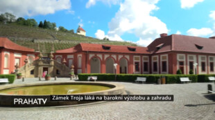 Zámek Troja láká na barokní výzdobu a zahradu