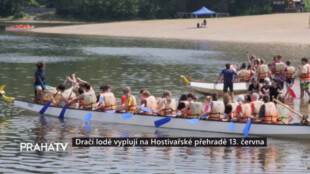 Dračí lodě vyplují na Hostivařské přehradě 13. června