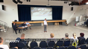 V Radotíně se diskutovalo o zavedení modrých zón