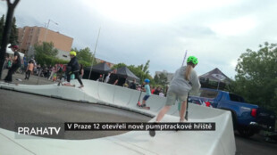 V Praze 12 otevřeli nové pumptrackové hřiště