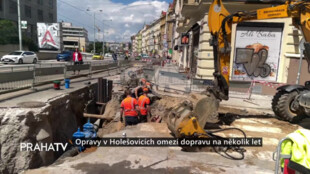 Opravy v Holešovicích omezí dopravu na několik let