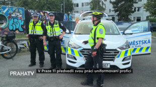 V Praze 11 předvedli svou práci uniformovaní profíci