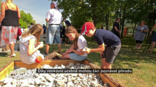 Díky venkovní učebně mohou žáci poznávat přírodu