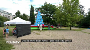 Dětské hřiště Lísek nabízí i přes léto řadu aktivit