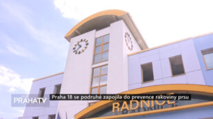 Praha 18 se podruhé zapojila do prevence rakoviny prsu