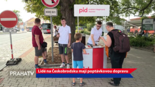 Lidé na Českobrodsku mají poptávkovou dopravu