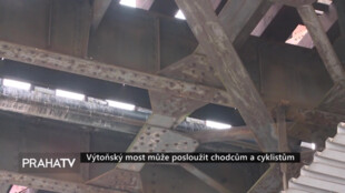 Výtoňský most může posloužit chodcům a cyklistům