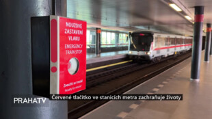 Červené tlačítko ve stanicích metra zachraňuje životy