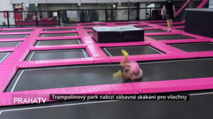 Trampolínový park nabízí zábavné skákání pro všechny