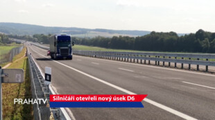 Silničáři otevřeli nový úsek D6