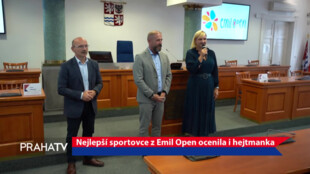 Nejlepší sportovce z Emil Open ocenila i hejtmanka