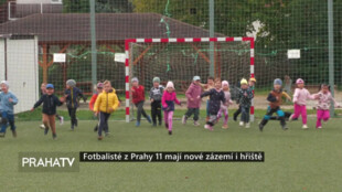 Fotbalisté z Prahy 11 mají nové zázemí i hřiště