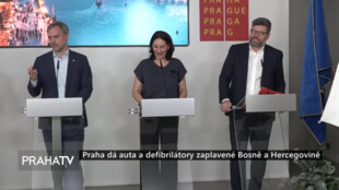 Praha dá auta a defibrilátory zaplavené Bosně a Hercegovině