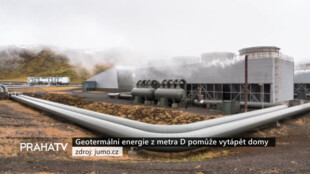 Geotermální energie z metra D pomůže vytápět domy