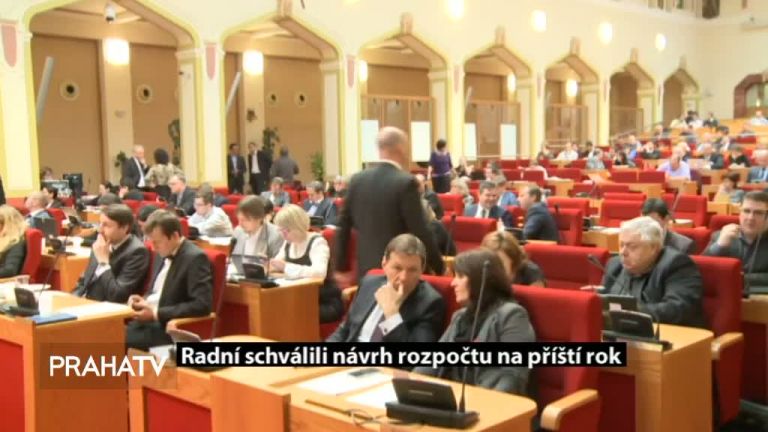 Radní schválili návrh rozpočtu na příští rok