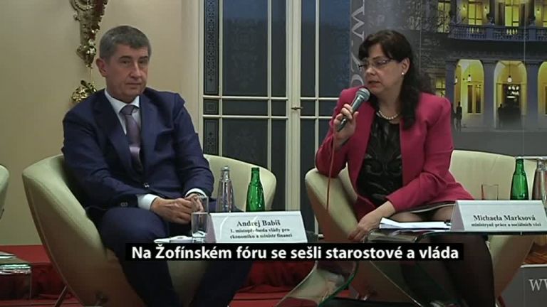 Na Žofínském fóru se sešli starostové a vláda