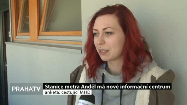 Stanice metra Anděl má nové informační centrum