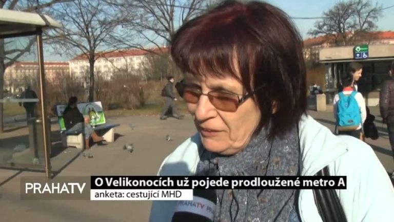 O Velikonocích už pojede prodloužené metro A