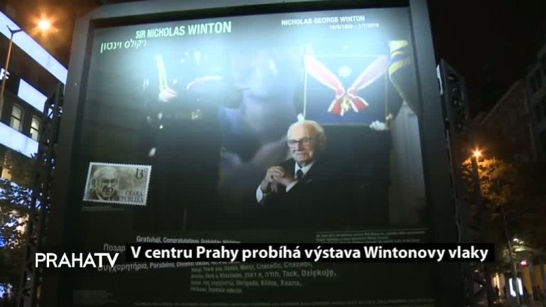 V centru Prahy probíhá výstava Wintonovy vlaky