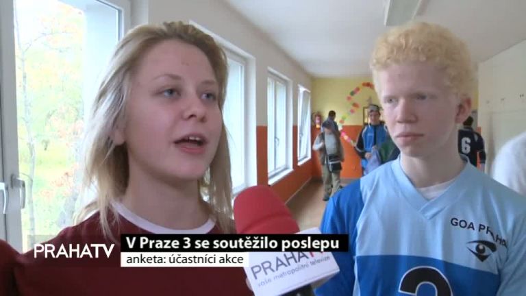 V Praze 3 se soutěžilo poslepu