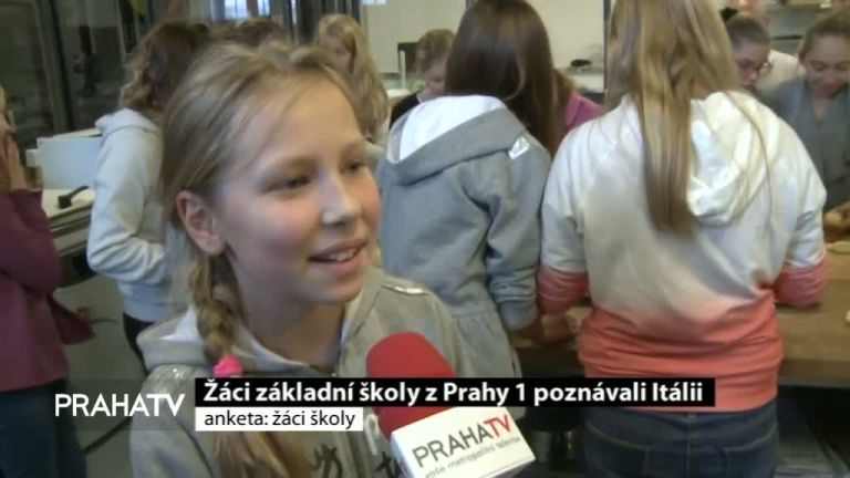 Žáci základní školy z Prahy 1 poznávali Itálii