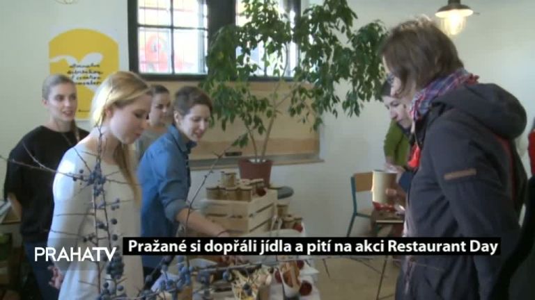 Pražané si dopřáli jídla a pití na akci Restaurant Day