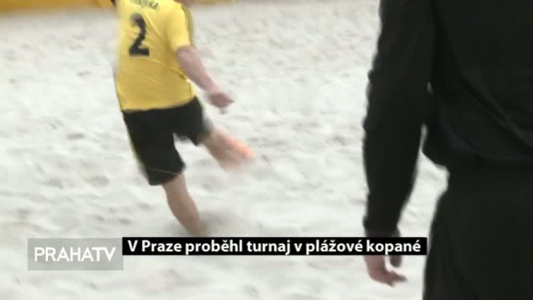 V Praze proběhl turnaj plážové kopané