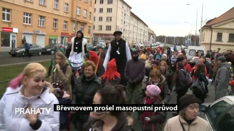 Břevnovem prošel masopustní průvod