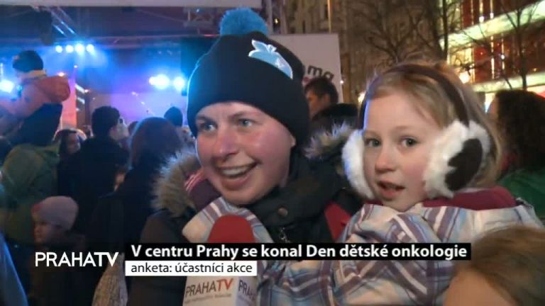 V centru Prahy se konal Den dětské onkologie