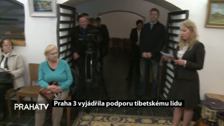 Praha 3 vyjádřila podporu tibetskému lidu