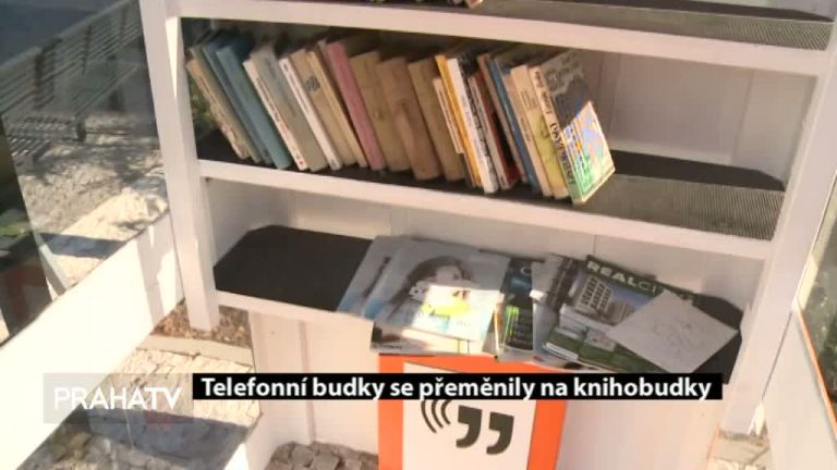 Telefonní budky se přeměnily na knihobudky