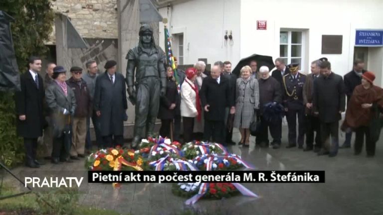Pietní akt na počest generála M. R. Štefánika