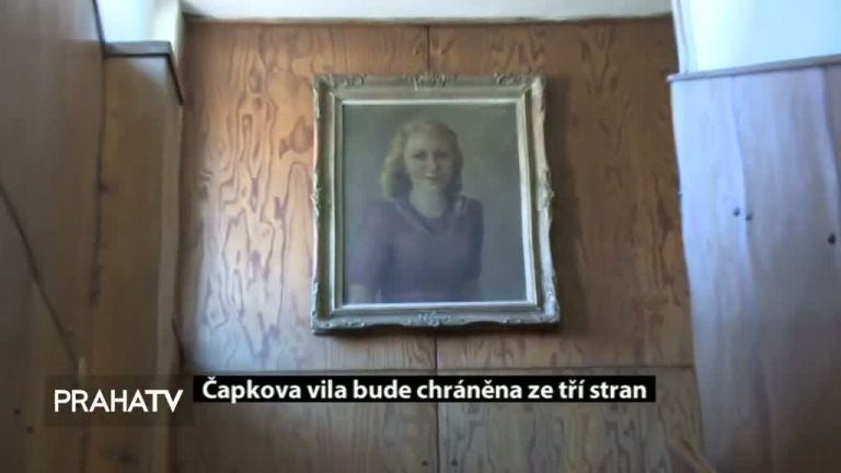 Čapkova vila bude chráněna ze tří stran