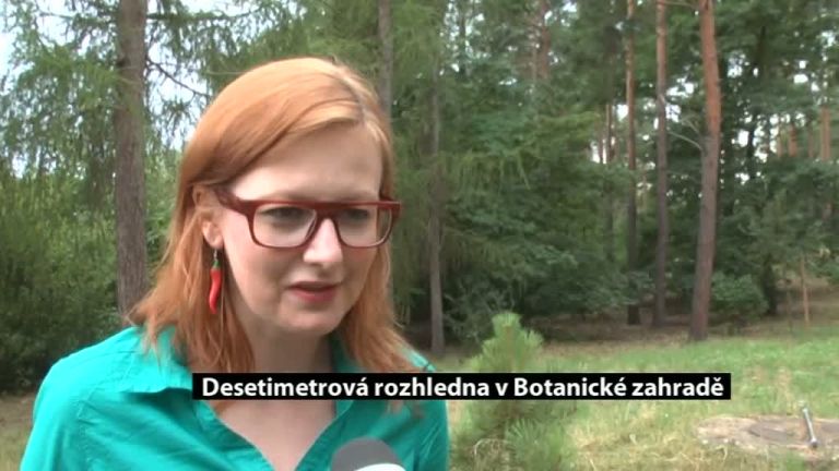 Desetimetrová rozhledna v Botanické zahradě