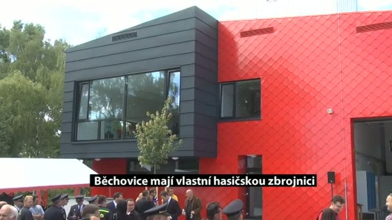 Běchovice mají vlastní hasičskou zbrojnici