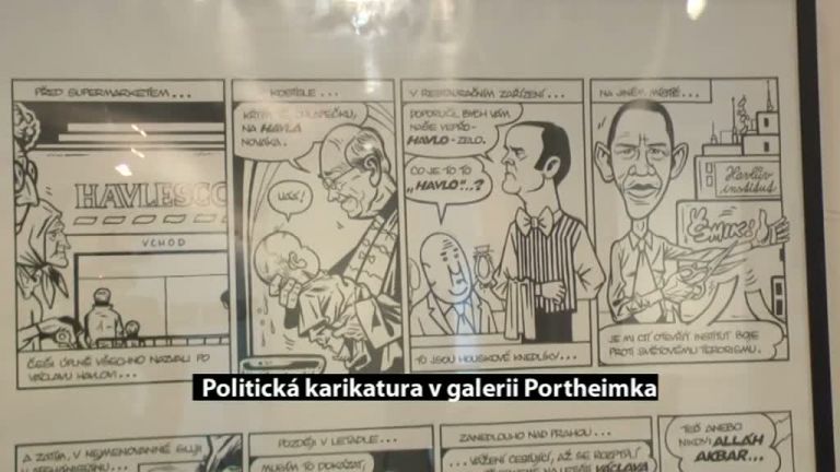 Politická karikatura v galerii Portheimka