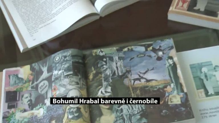 Bohumil Hrabal barevně i černobíle