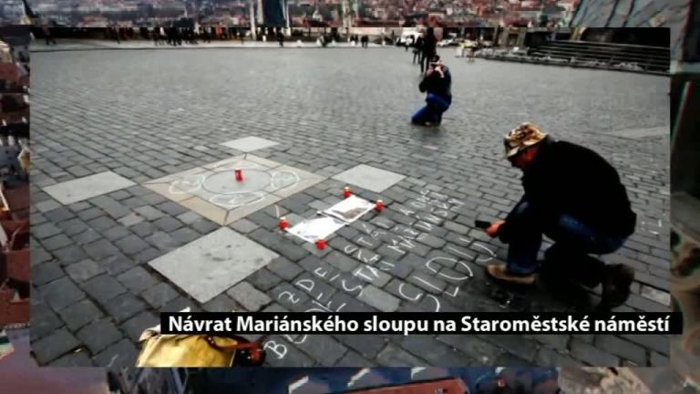 Návrat Mariánského sloupu na Staroměstské náměstí