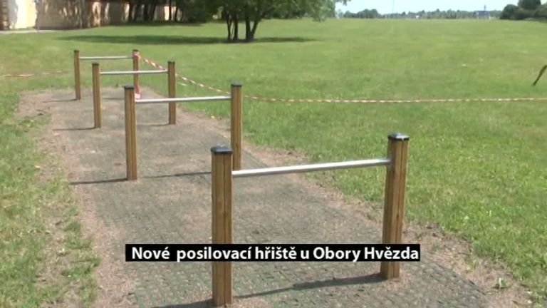 Nové fitness hřiště u Obory Hvězda