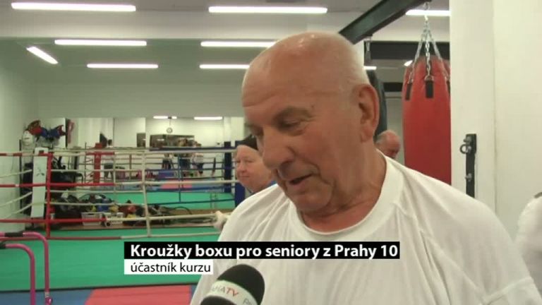 Kroužky boxu pro seniory z Prahy 10