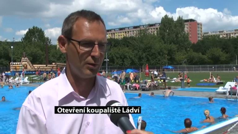 Otevření koupaliště Ládví