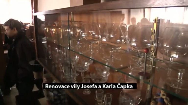 Renovace vily Josefa a Karla Čapka