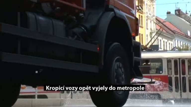 Kropicí vozy opět vyjely do metropole