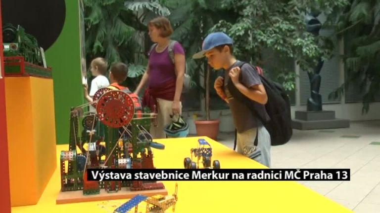 Výstava stavebnice Merkur na radnici MČ Praha 13