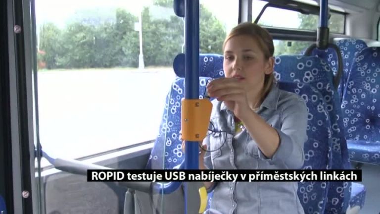 ROPID testuje USB nabíječky v příměstských linkách