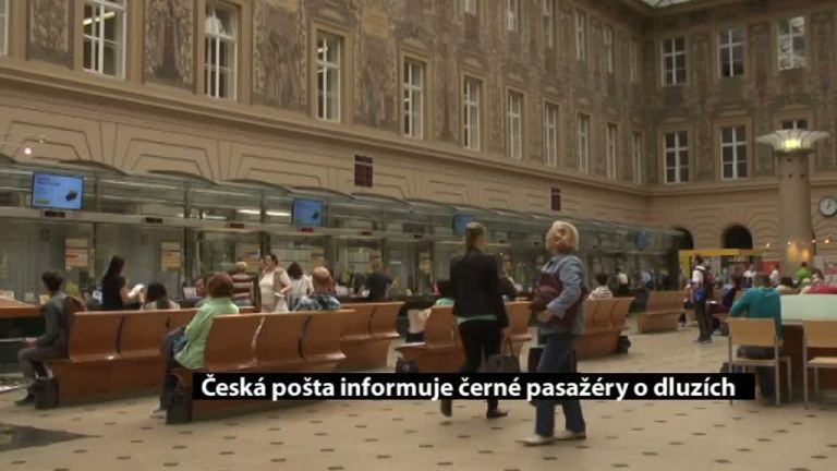 Česká pošta informuje černé pasažéry o dluzích