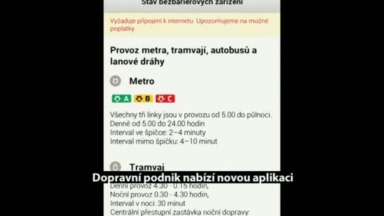 Dopravní podnik nabízí novou aplikaci