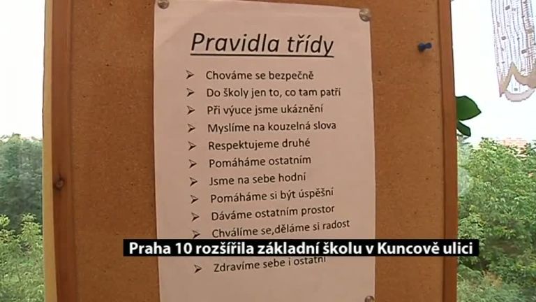 Praha 13 rozšířila Základní školu v Kuncově ulici