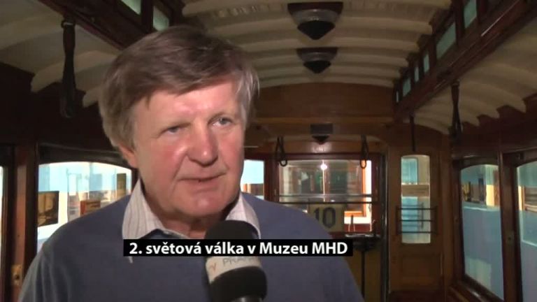 Výstava MHD za 2. světové války