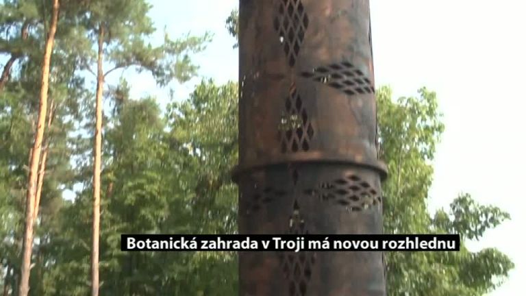 Botanická zahrada v Troji má novou rozhlednu